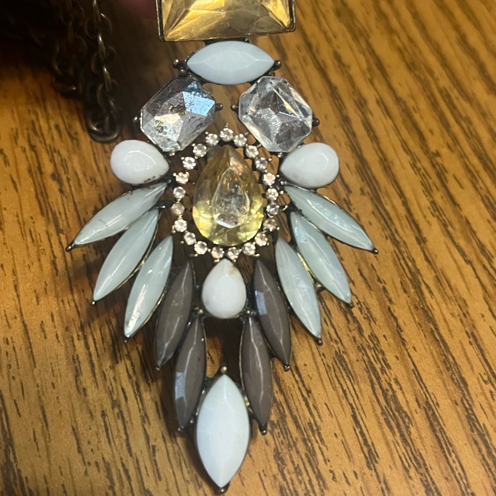 The Limited Blue and Gold Statement Necklace